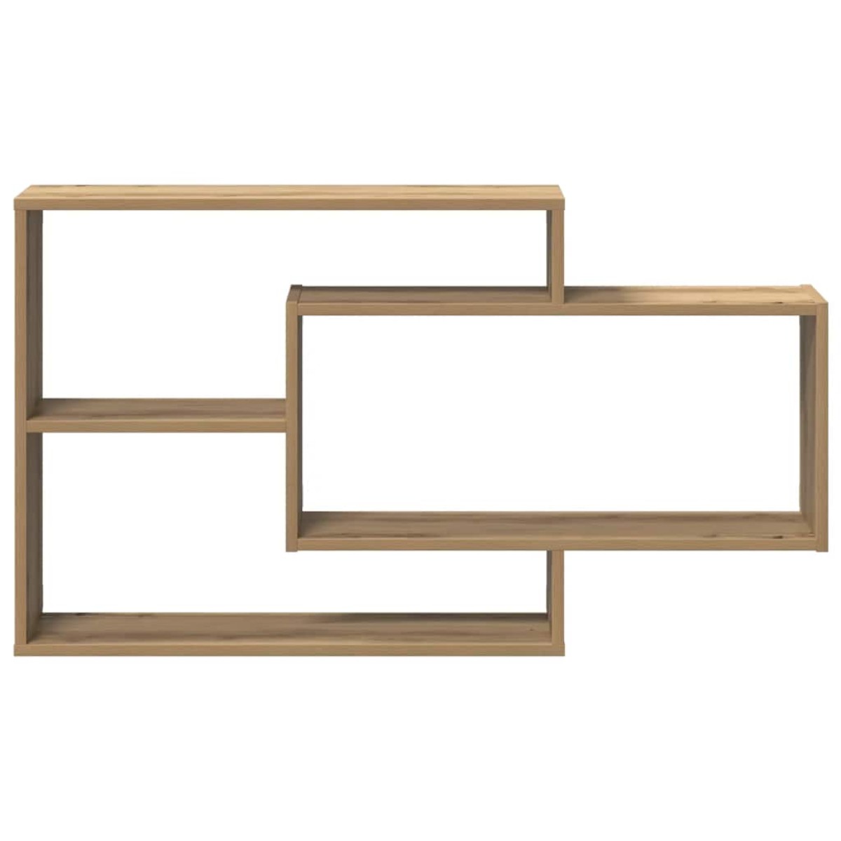 vidaXL Ράφι τοίχου Artisan Oak 104x20x58,5 cm Κατασκευασμένο ξύλο