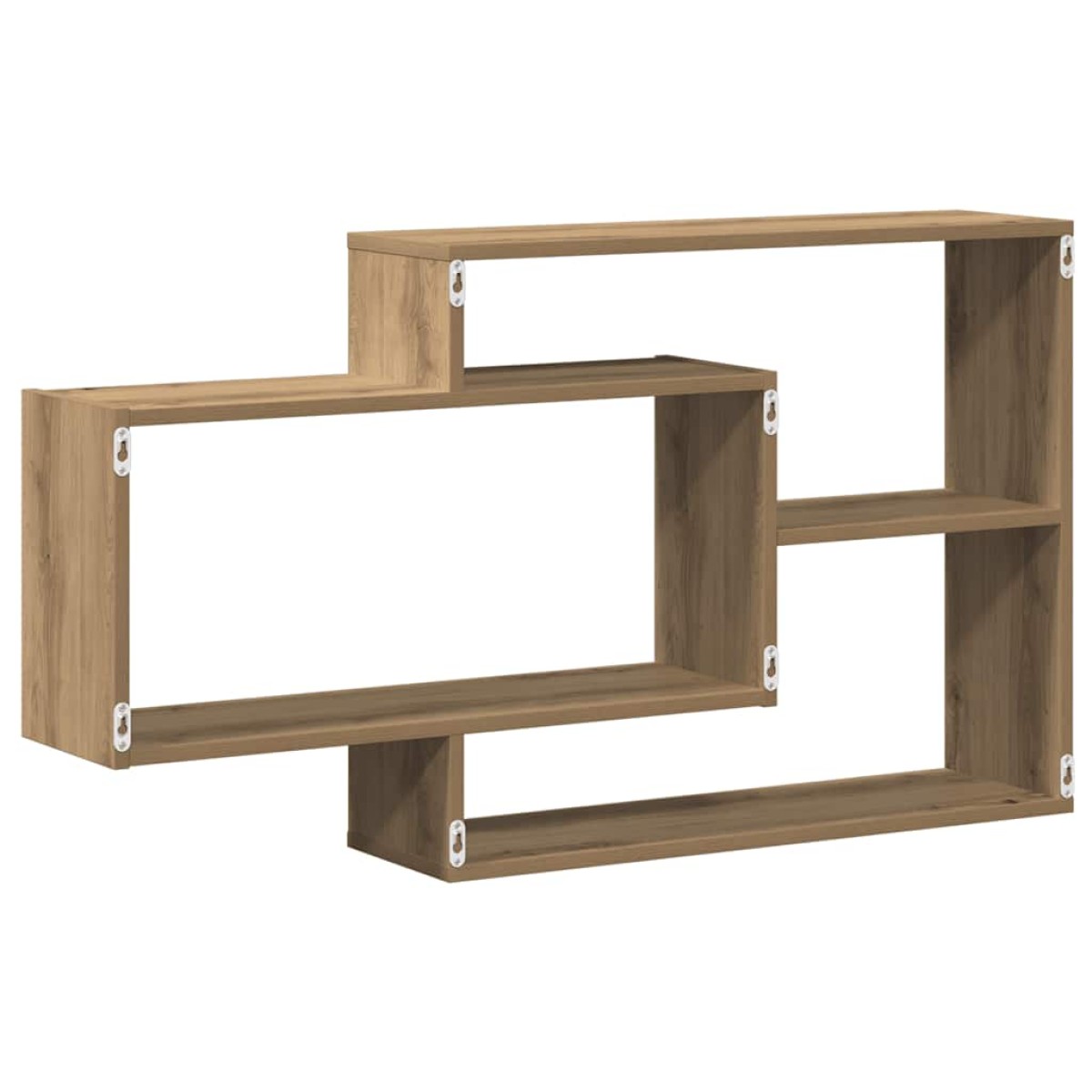 vidaXL Ράφι τοίχου Artisan Oak 104x20x58,5 cm Κατασκευασμένο ξύλο