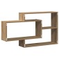 vidaXL Ράφι τοίχου Artisan Oak 104x20x58,5 cm Κατασκευασμένο ξύλο