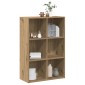 vidaXL Ντουλάπι βιβλίου/Σιδερένιο ντουλάπι Artisan Oak 66x30x98 cm