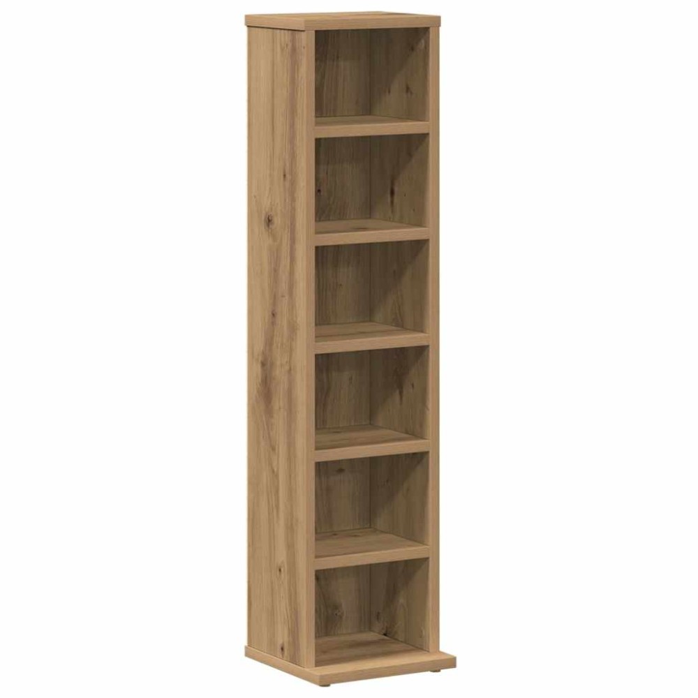 vidaXL Ντουλάπι CD Artisan Oak 21x20x88 cm Κατασκευασμένο ξύλο