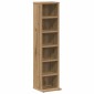 vidaXL Ντουλάπι CD Artisan Oak 21x20x88 cm Κατασκευασμένο ξύλο