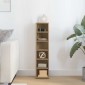 vidaXL Ντουλάπι CD Artisan Oak 21x20x88 cm Κατασκευασμένο ξύλο
