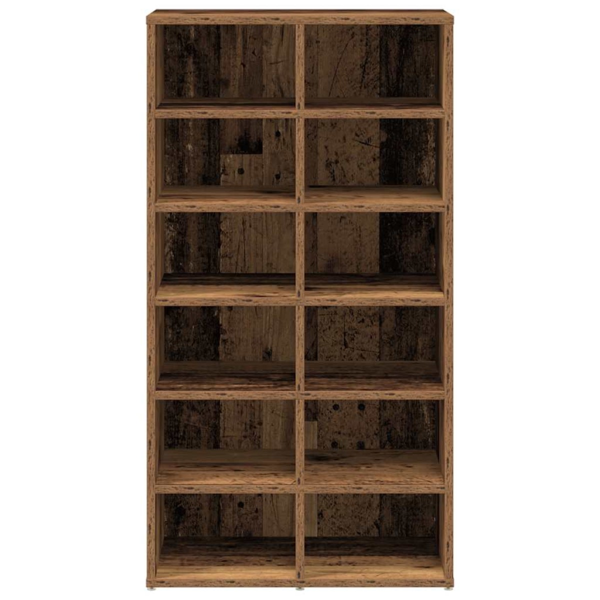 vidaXL Παπουτσοθήκη Παλιό Ξύλο Δρυς 54x34x100,5εκ Επεξεργασμένο Ξύλο