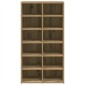 vidaXL Ράφι παπουτσιών Artisan Oak 54x34x100,5 cm Κατασκευασμένο ξύλο