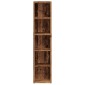vidaXL Έπιπλα για CD 2 τεμ. Παλαιό Ξύλο 21x16x93,5 εκ. από Επξ. Ξύλο