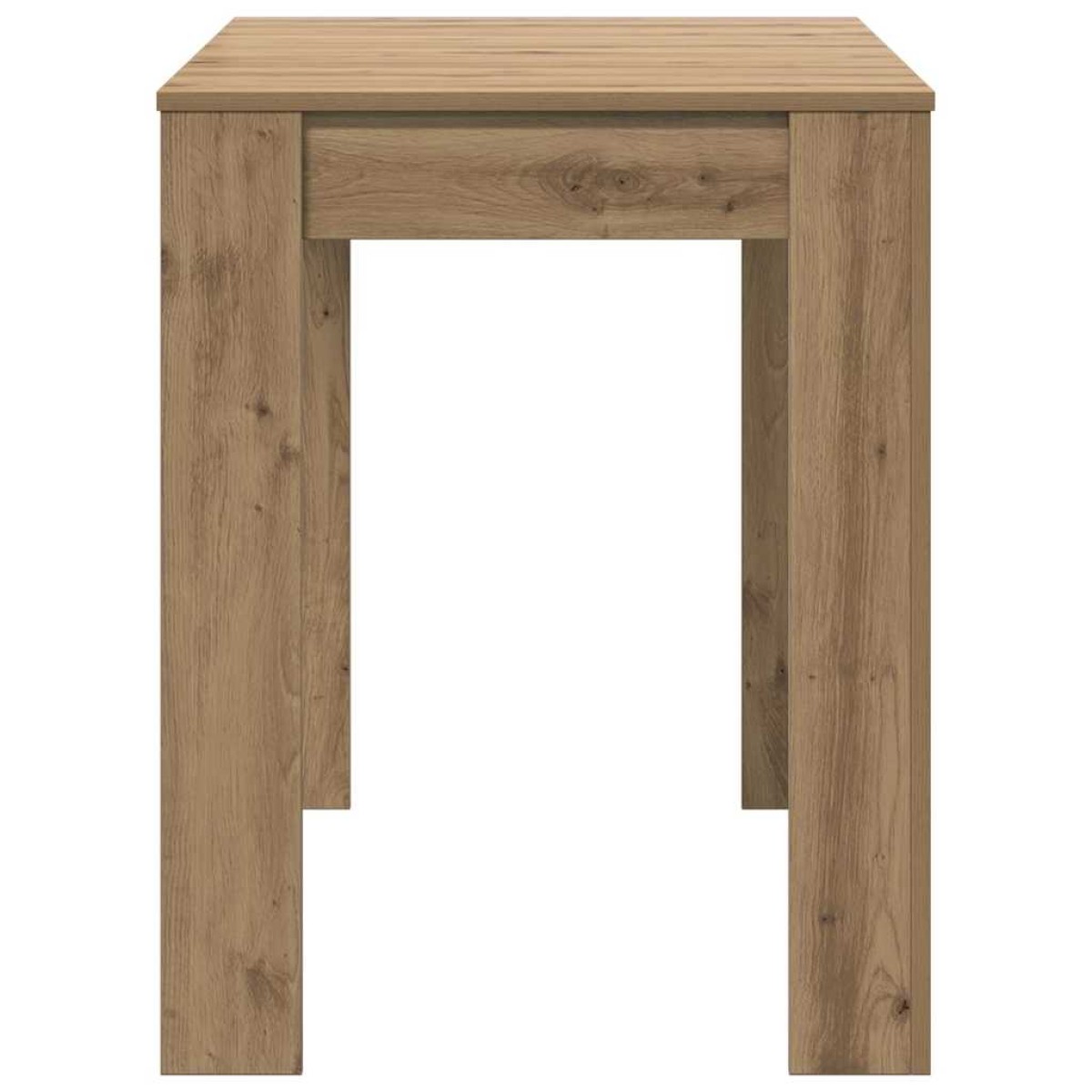 vidaXL Τραπεζαρία Αρτισιανή Δρυς 120x60x76 εκ. από Επεξεργασμένο Ξύλο