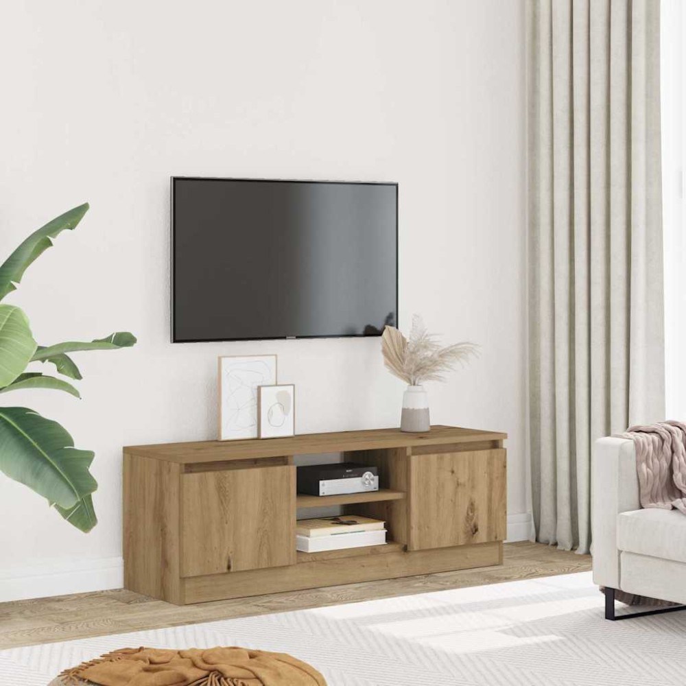 vidaXL Έπιπλο Τηλεόρασης Αρτισιανή Δρυς 102x30x36 εκ από Επεξεργ. Ξύλο