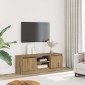 vidaXL Έπιπλο Τηλεόρασης Αρτισιανή Δρυς 102x30x36 εκ από Επεξεργ. Ξύλο