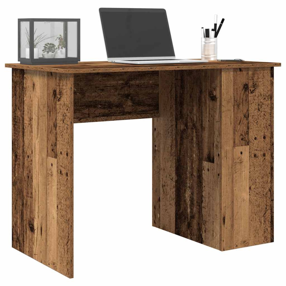 Γραφείο vidaXL Παλιό ξύλο 100x55x75 cm Κατασκευασμένο ξύλο
