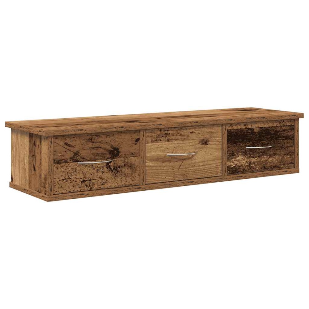 vidaXL Ντουλάπι Τοίχου Όψη Παλαιού Ξύλου 88x26x18,5 εκ