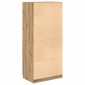 vidaXL Ντουλάπα Τεχνίτης Δρυς 80x52x180 εκ Επεξεργασμένο Ξύλο