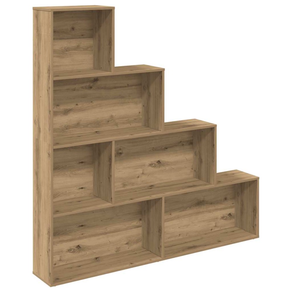 vidaXL Ντουλάπι βιβλίων Artisan Oak 157x24x160 cm Κατασκευασμένο ξύλο