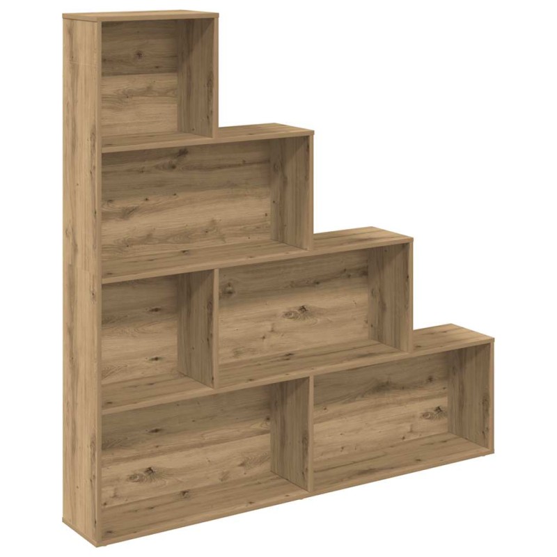 vidaXL Ντουλάπι βιβλίων Artisan Oak 157x24x160 cm Κατασκευασμένο ξύλο