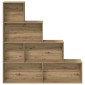 vidaXL Ντουλάπι βιβλίων Artisan Oak 157x24x160 cm Κατασκευασμένο ξύλο
