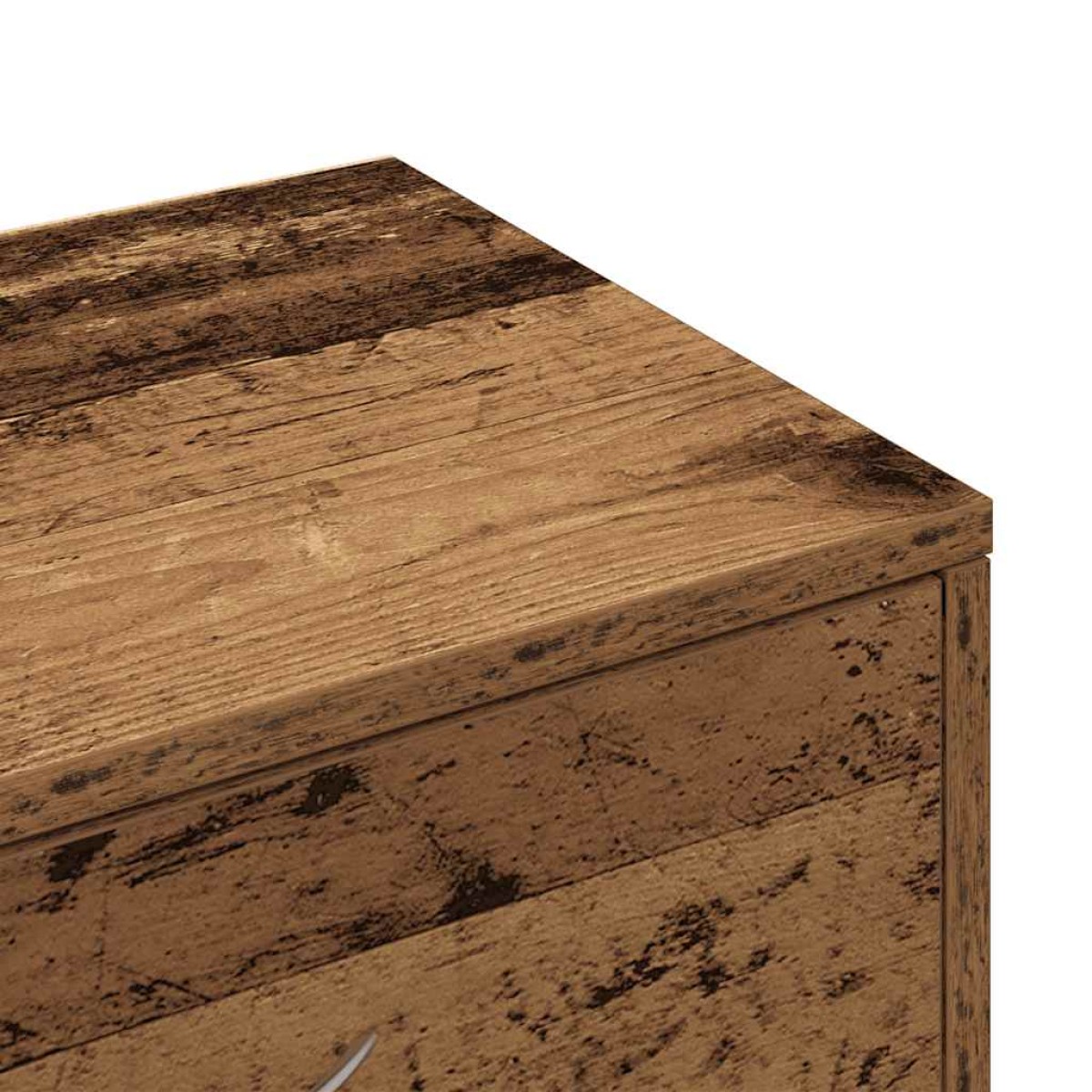 vidaXL Sideboard με 6 συρτάρια Παλαιό ξύλο 50x34x96 cm Ξύλο μηχανής