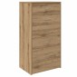 vidaXL Συρταριέρα με 6 Συρτάρια Τεχνίτης Δρυς 50x34x96 εκ. Μοριοσανίδα