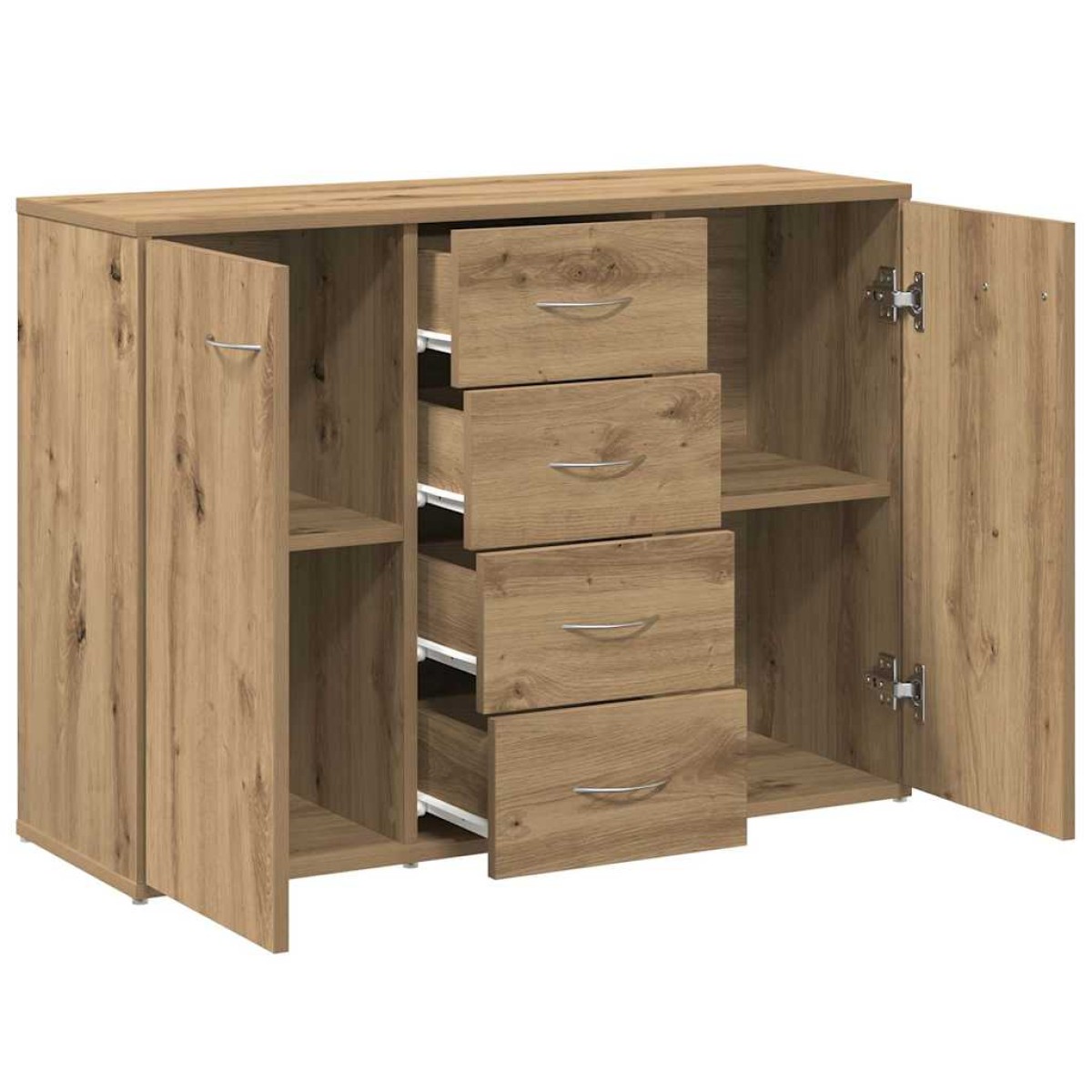 vidaXL Ντουλάπι Αρτισιανή Δρυς 88x30x64 εκ. από Επεξεργ. Ξύλο