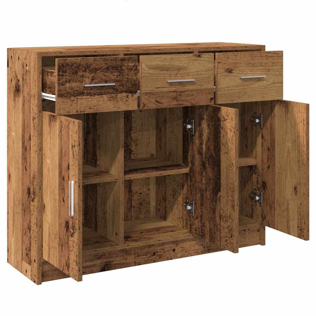 vidaXL Ντουλάπι Παλιό Ξύλο 91x28x75 εκ. από Επεξεργασμένο Ξύλο