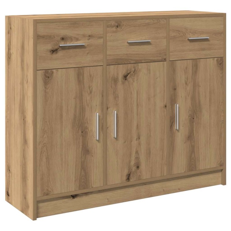 vidaXL Ντουλάπι Αρτισιανή Δρυς 91x28x75 εκ. από Επεξεργασμένο Ξύλο