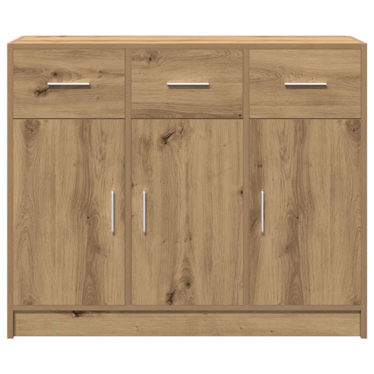 vidaXL Ντουλάπι Αρτισιανή Δρυς 91x28x75 εκ. από Επεξεργασμένο Ξύλο