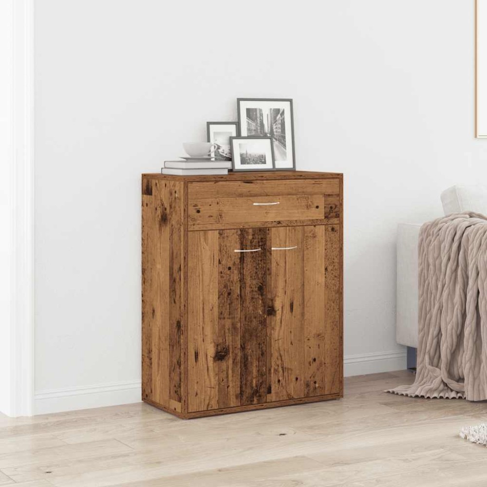 vidaXL Sideboard Παλιό ξύλο 60x30x75 cm Ξύλο μηχανής