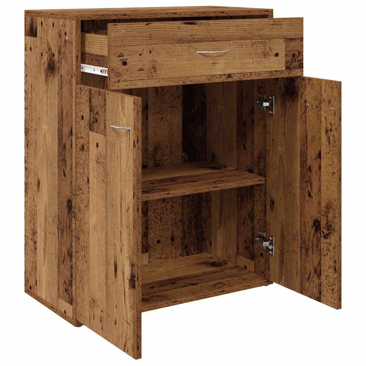 vidaXL Sideboard Παλιό ξύλο 60x30x75 cm Ξύλο μηχανής