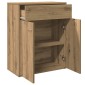 vidaXL Sideboard Artisan Oak 60x30x75 cm Κατασκευασμένο ξύλο
