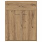 vidaXL Sideboard Artisan Oak 60x30x75 cm Κατασκευασμένο ξύλο