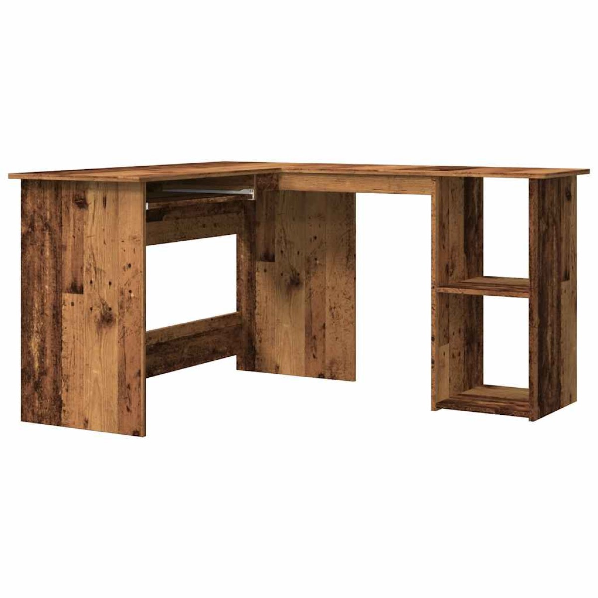 vidaXL Γραφείο Γωνιακό Παλιό Ξύλο 120x140x75 εκ. Επεξεργασμένο Ξύλο