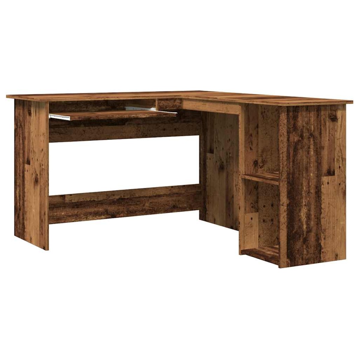 vidaXL Γραφείο Γωνιακό Παλιό Ξύλο 120x140x75 εκ. Επεξεργασμένο Ξύλο