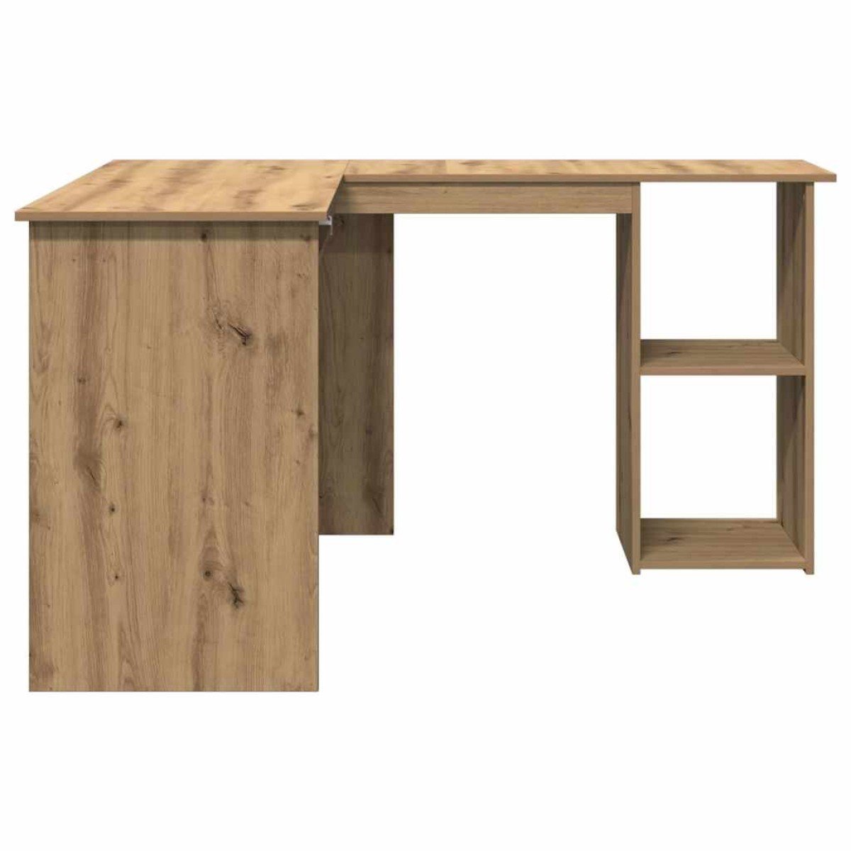 vidaXL Γραφείο Γωνιακό Τεχνίτης Δρυς 120x140x75 εκ Επεξεργασμένο Ξύλο