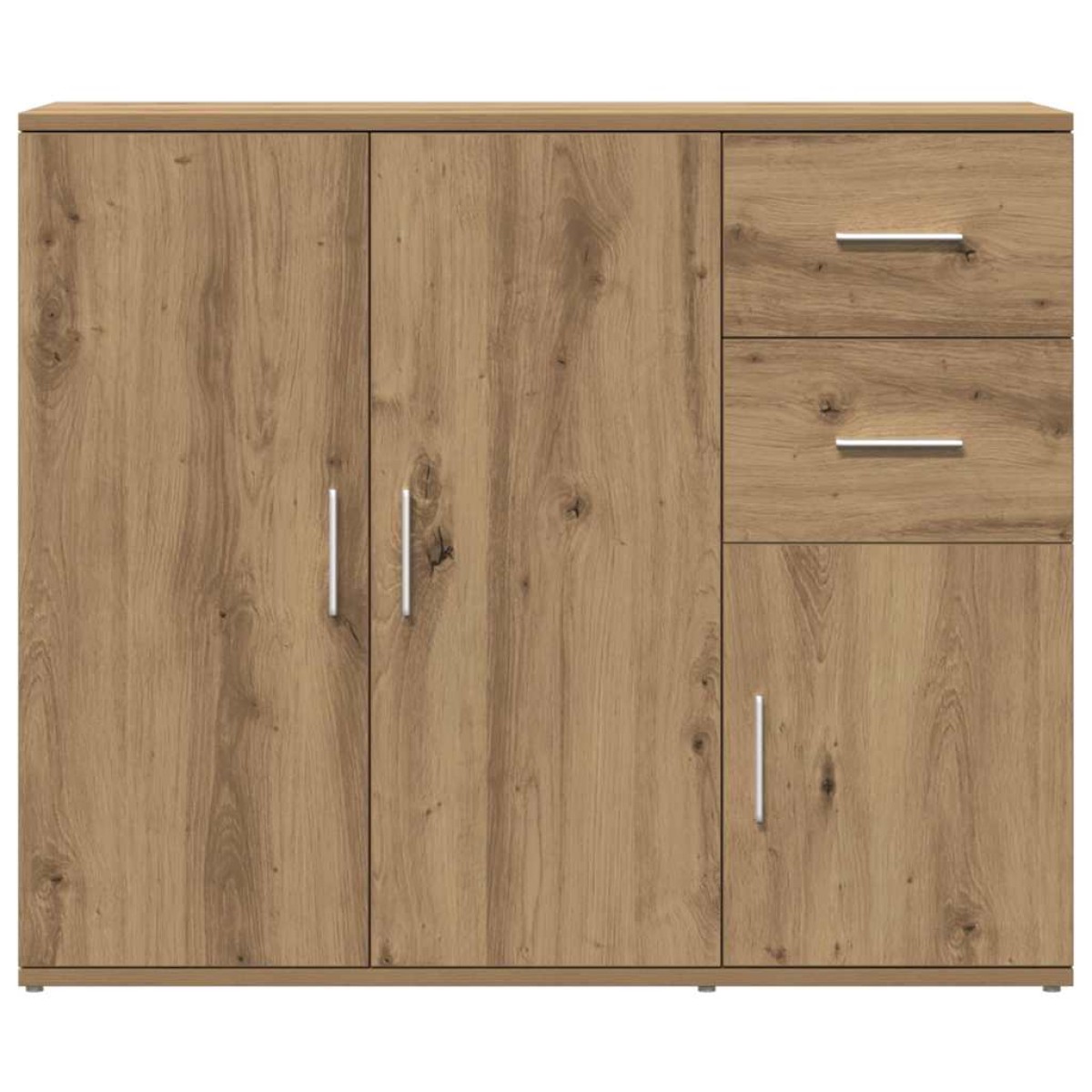 vidaXL Μπουφές από Τεχνητό Δρυς 91x29,5x75 εκ. από Τεχνητό Ξύλο