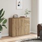 vidaXL Μπουφές από Τεχνητό Δρυς 91x29,5x75 εκ. από Τεχνητό Ξύλο