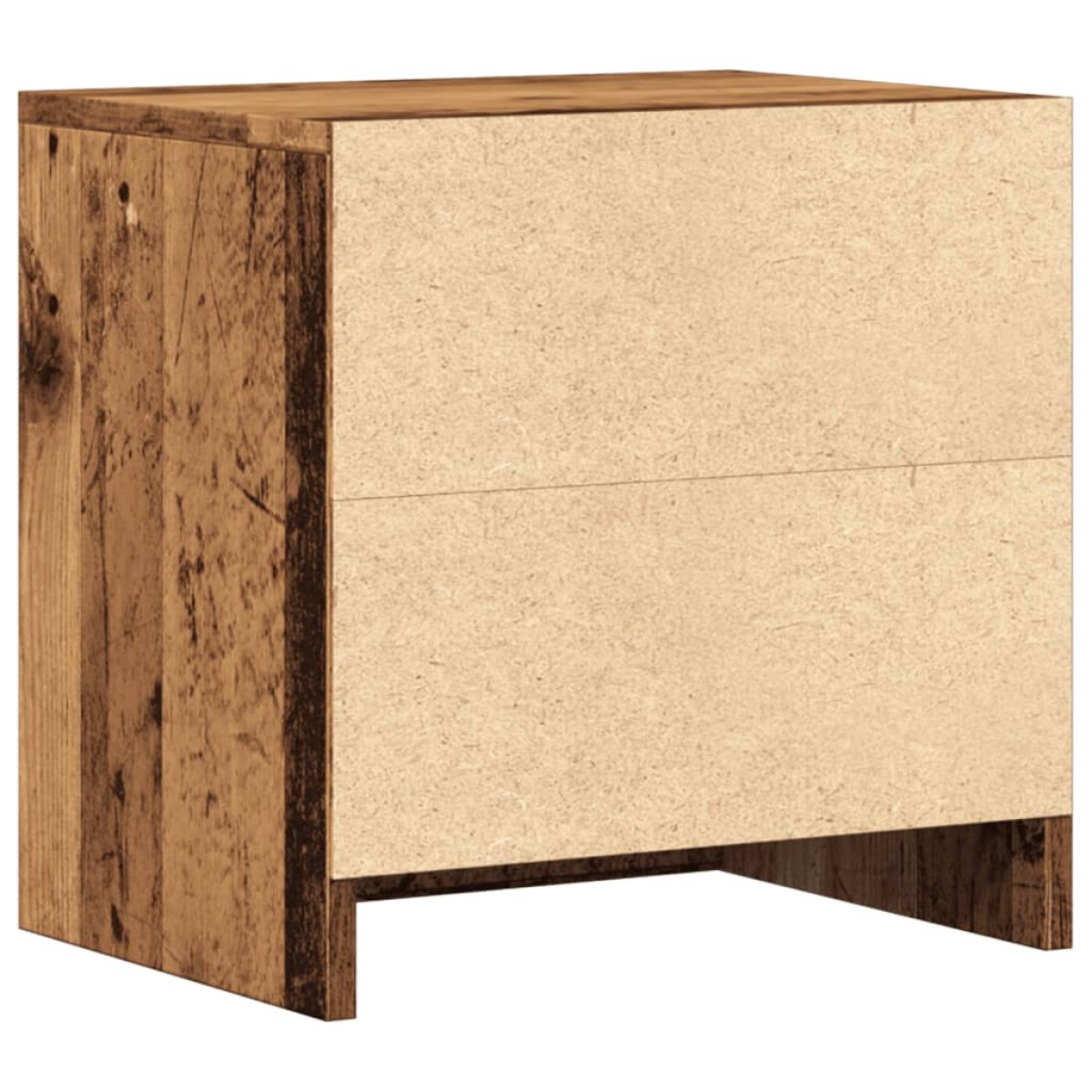 vidaXL Κομοδίνο Όψη Παλαιού Ξύλου 40 x 30 x 40 εκ. από Επεξ. Ξύλο