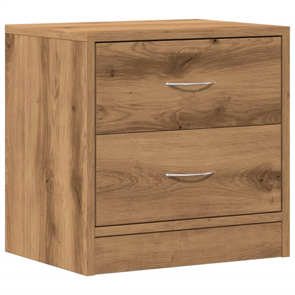 vidaXL Κομοδίνο Χρώμα Αρτισιανή Δρυς 40 x 30 x 40 εκ. από Επεξ. Ξύλο