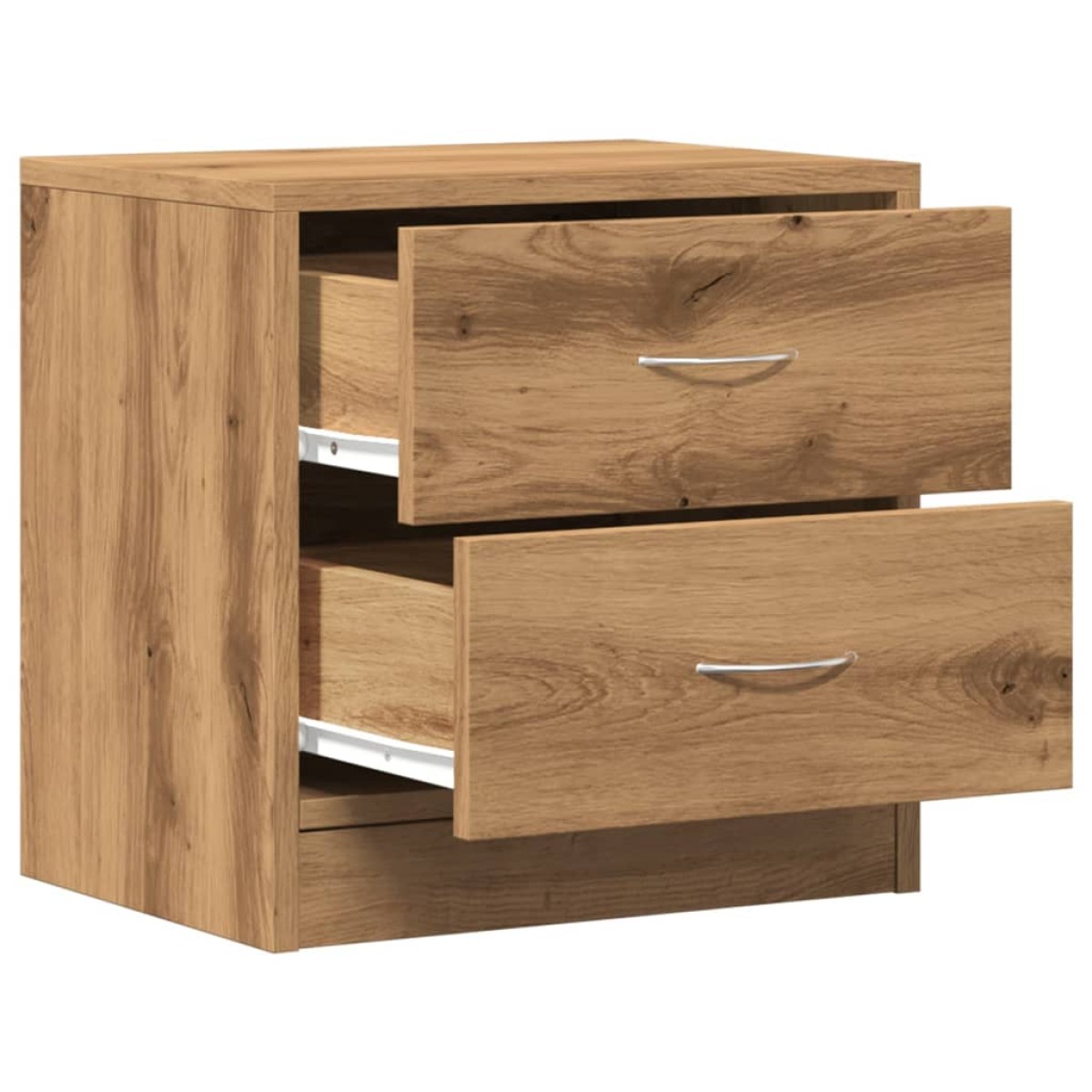 vidaXL Κομοδίνο Χρώμα Αρτισιανή Δρυς 40 x 30 x 40 εκ. από Επεξ. Ξύλο