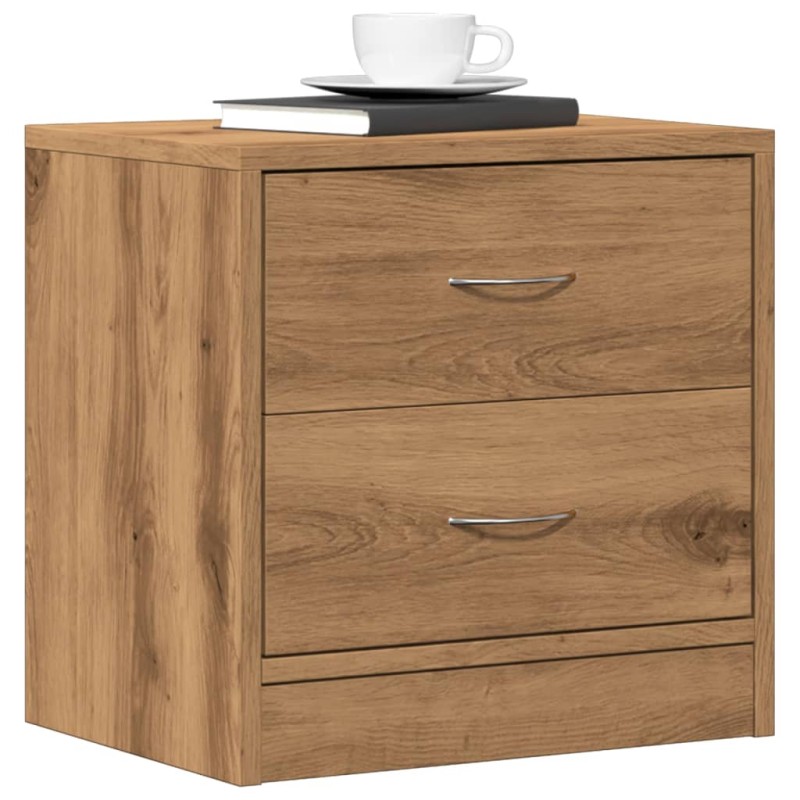 vidaXL Κομοδίνο Χρώμα Αρτισιανή Δρυς 40 x 30 x 40 εκ. από Επεξ. Ξύλο