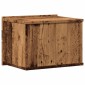 vidaXL Κομοδίνο Επιτοίχιο Όψη Παλαιού Ξύλου 40x32x30 εκ.