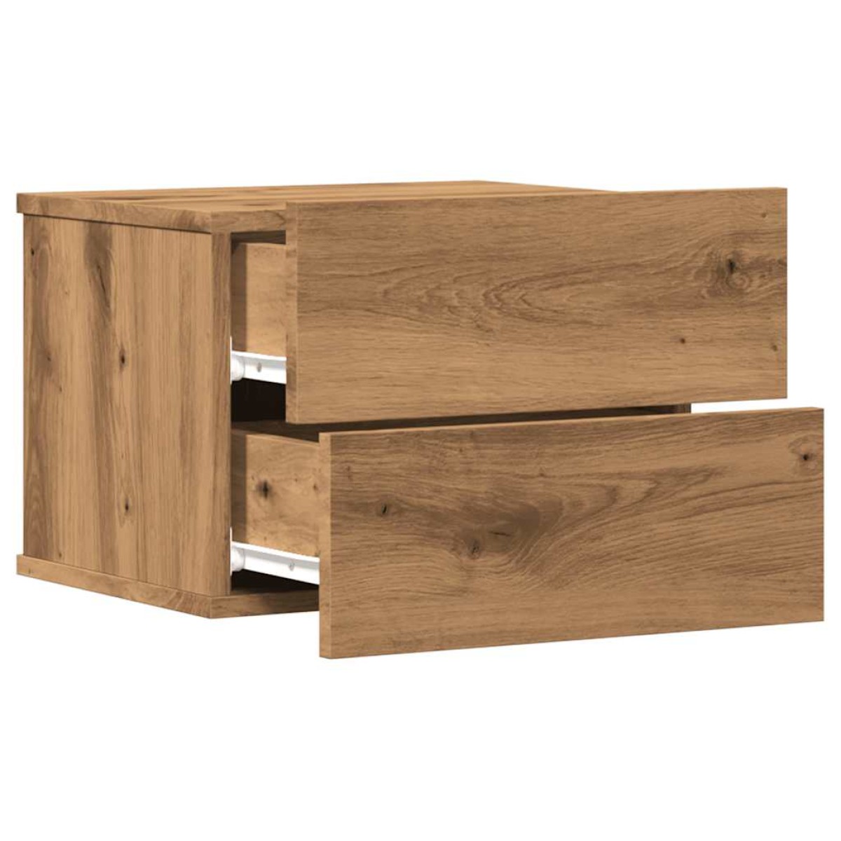 vidaXL Επιτοίχια κομοδίνα 2 τεμάχια Artisan Oak 40x32x30 cm