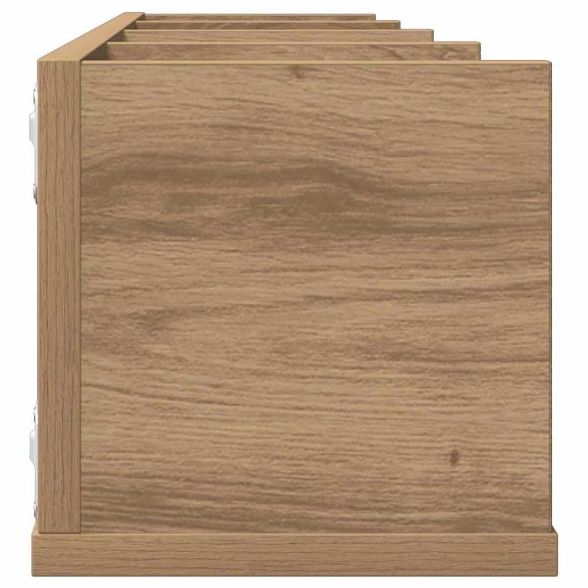 vidaXL Ραφιέρα Τοίχου CD Τεχνίτης Δρυς 100x18x18 εκ Επεξεργασμένο Ξύλο