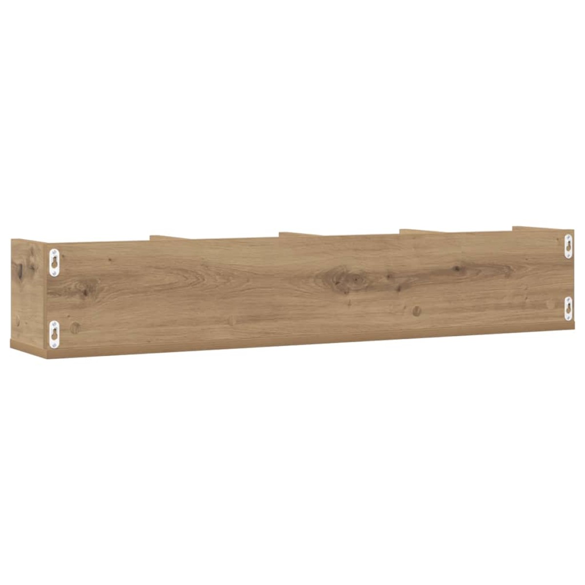 vidaXL Ραφιέρα Τοίχου CD Τεχνίτης Δρυς 100x18x18 εκ Επεξεργασμένο Ξύλο