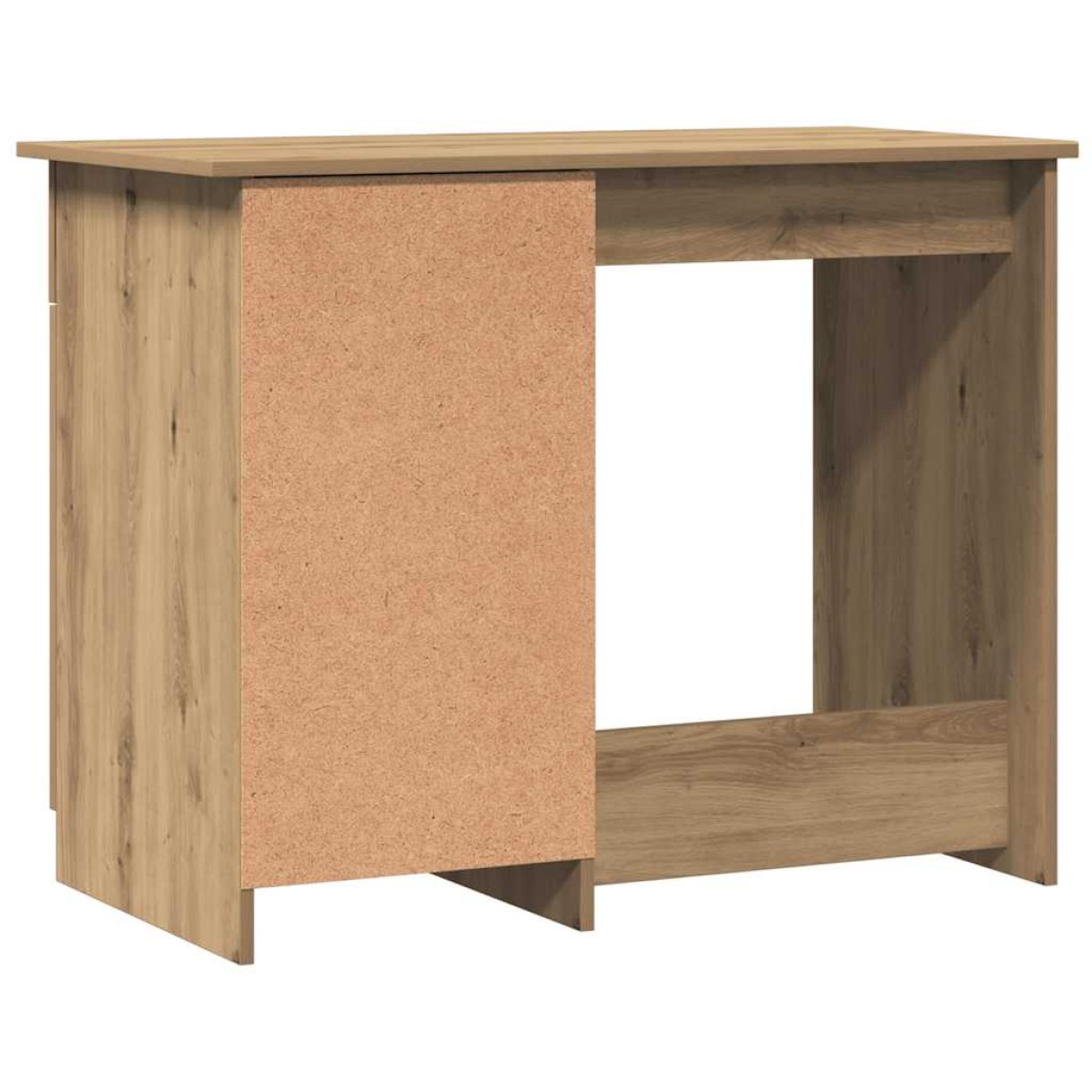 vidaXL Γραφείο Αρτισιανή Δρυς 100x50x76 εκ. από Επεξεργασμένο Ξύλο
