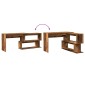vidaXL Γραφείο Γωνιακό Παλιό Ξύλο 200,5x50x76 εκ. Επεξεργασμένο Ξύλο
