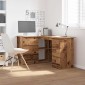 Γωνιακό γραφείο vidaXL Παλιό ξύλο 145x100x76 cm Κατασκευασμένο ξύλο