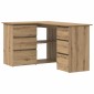 vidaXL Γωνιακό γραφείο Artisan Oak 145x100x76 cm Κατασκευασμένο ξύλο