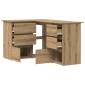 vidaXL Γωνιακό γραφείο Artisan Oak 145x100x76 cm Κατασκευασμένο ξύλο