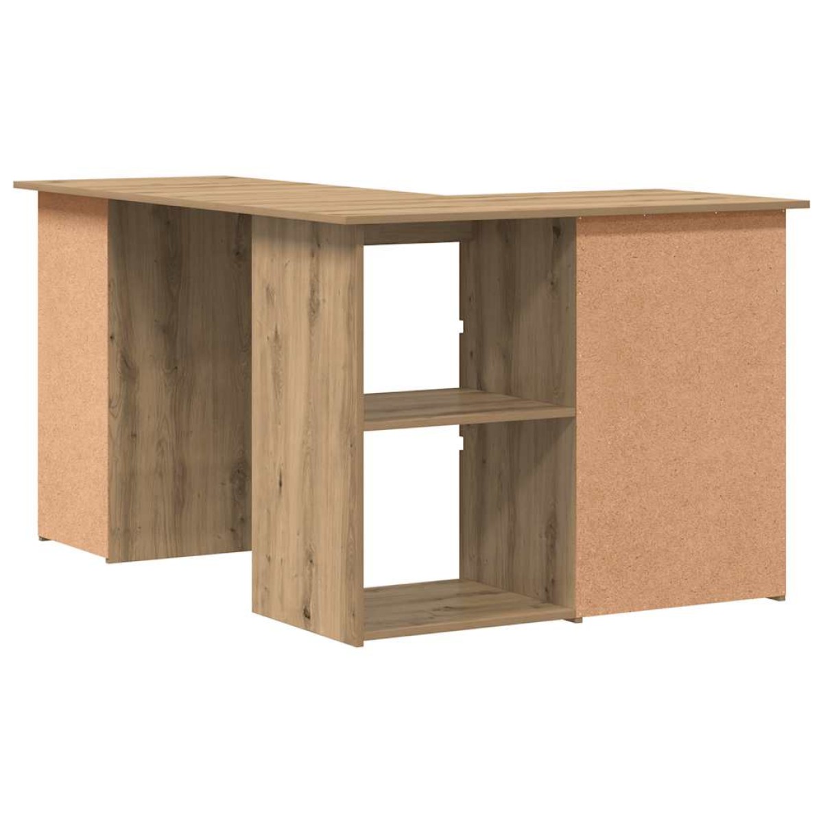 vidaXL Γωνιακό γραφείο Artisan Oak 145x100x76 cm Κατασκευασμένο ξύλο