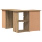 vidaXL Γωνιακό γραφείο Artisan Oak 145x100x76 cm Κατασκευασμένο ξύλο