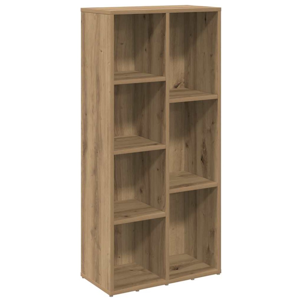 vidaXL Ντουλάπι βιβλίων Βελανιδιά τεχνίτη 50x25x104 cm